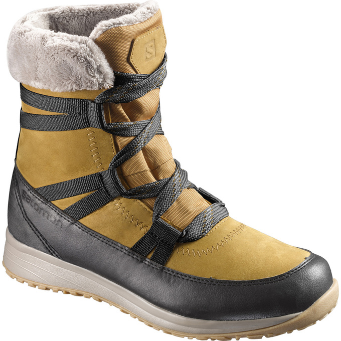 Botas De Invierno Salomon Hombre Marrones / Negras - Salomon Argentina HEIKA LTR CS WP ,107385-KLS